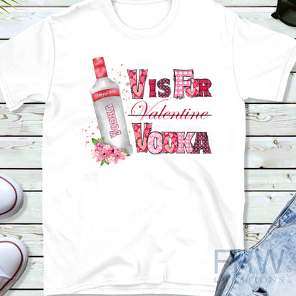 V is For Vodka Sublimation Sheet Transfer