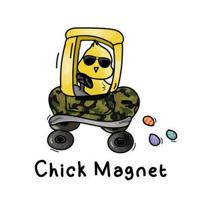 Chick Magnet Sublimation Sheet Transfer -Ready to Press