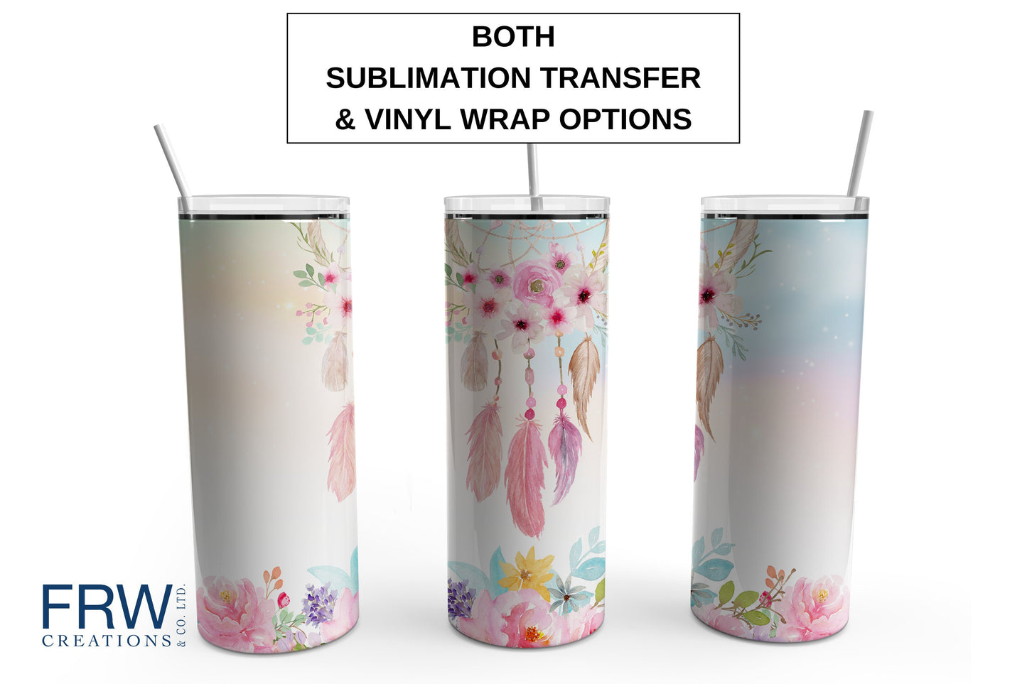 Dreamcatcher 20 oz. Sublimation Tumbler Transfer