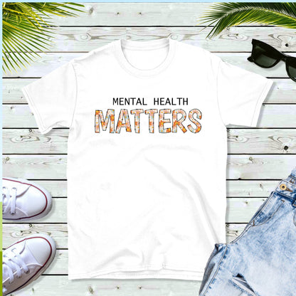 Mental Health Matters Floral PNG SVG - Instant Download for htv, DTF, Dtg