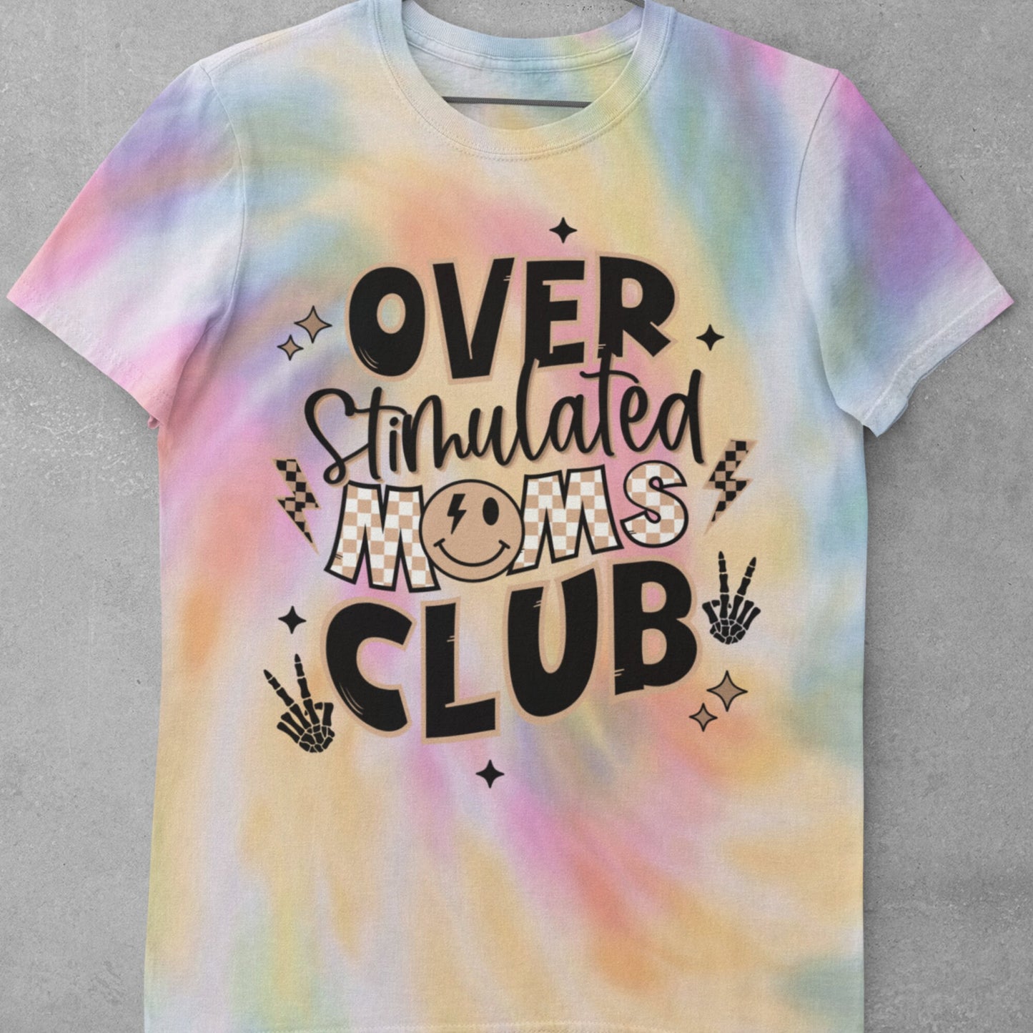 Overstimulated Mom's club Sublimation Sheet Transfer -Ready to Press