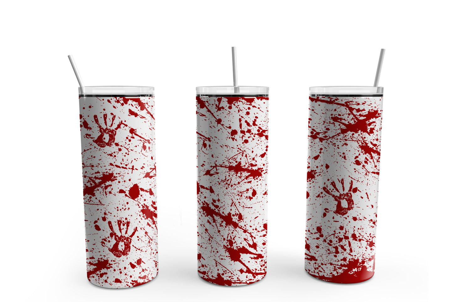 Blood Spatter 20 oz. Sublimation Tumbler Transfer