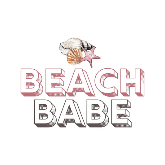 Beach Babe -Pink Summer Sublimation Transfer