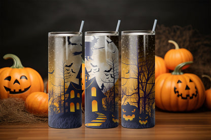 Halloween Scenes Witch Night 20 oz. Sublimation Tumbler Transfer