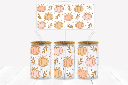 Pumpkin Patch 16 oz. Libbey Tumbler Wrap - Sublimation Wrap- Ready to Press Sublimation