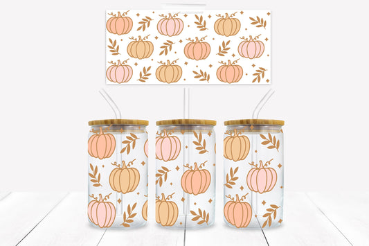 Pumpkin Patch 16 oz. Libbey Tumbler Wrap - Sublimation Wrap- Ready to Press Sublimation