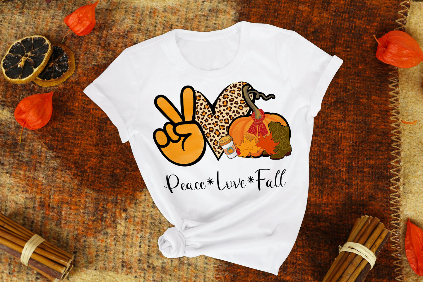 Peace Love Fall Sublimation Transfer