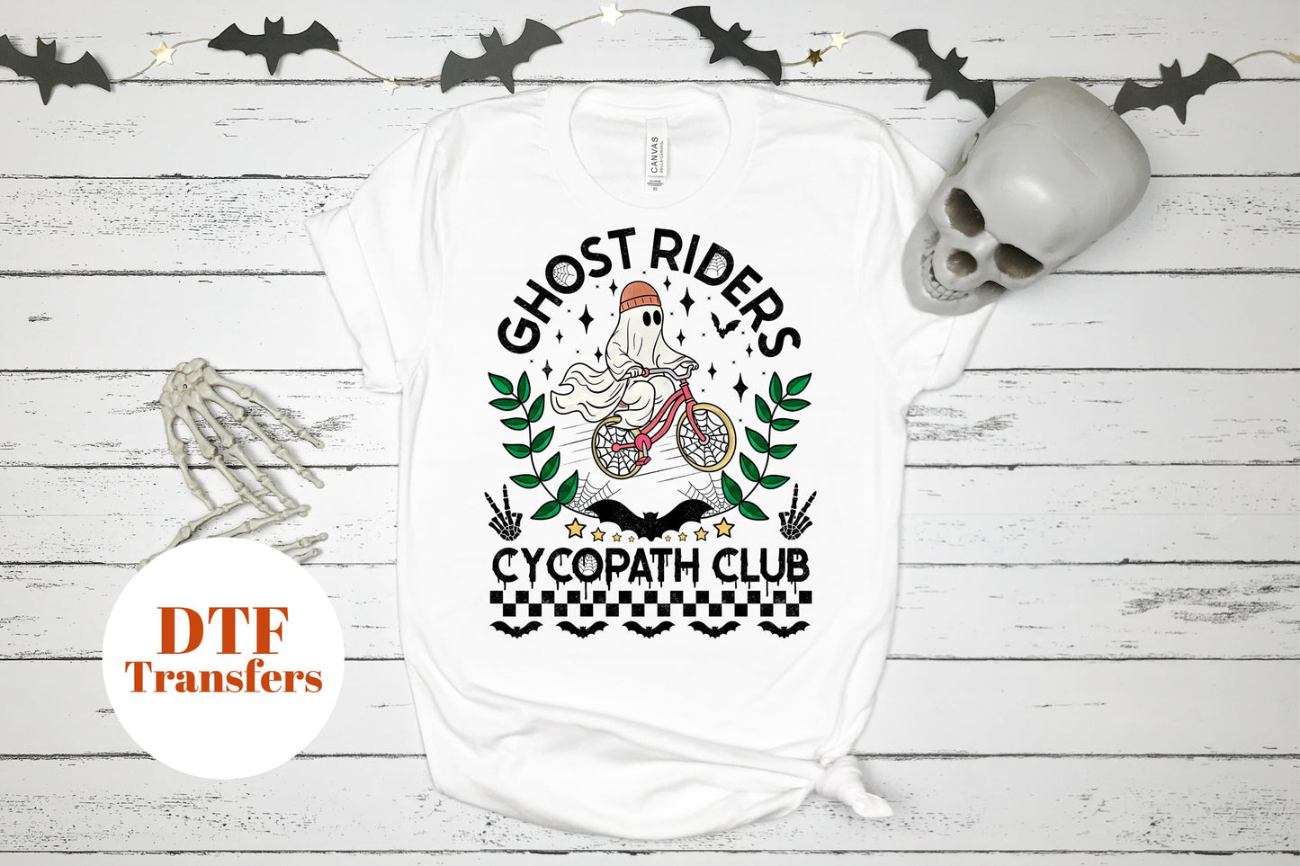 Ghost Riders Cycopath Club- DTF Full Colour transfers