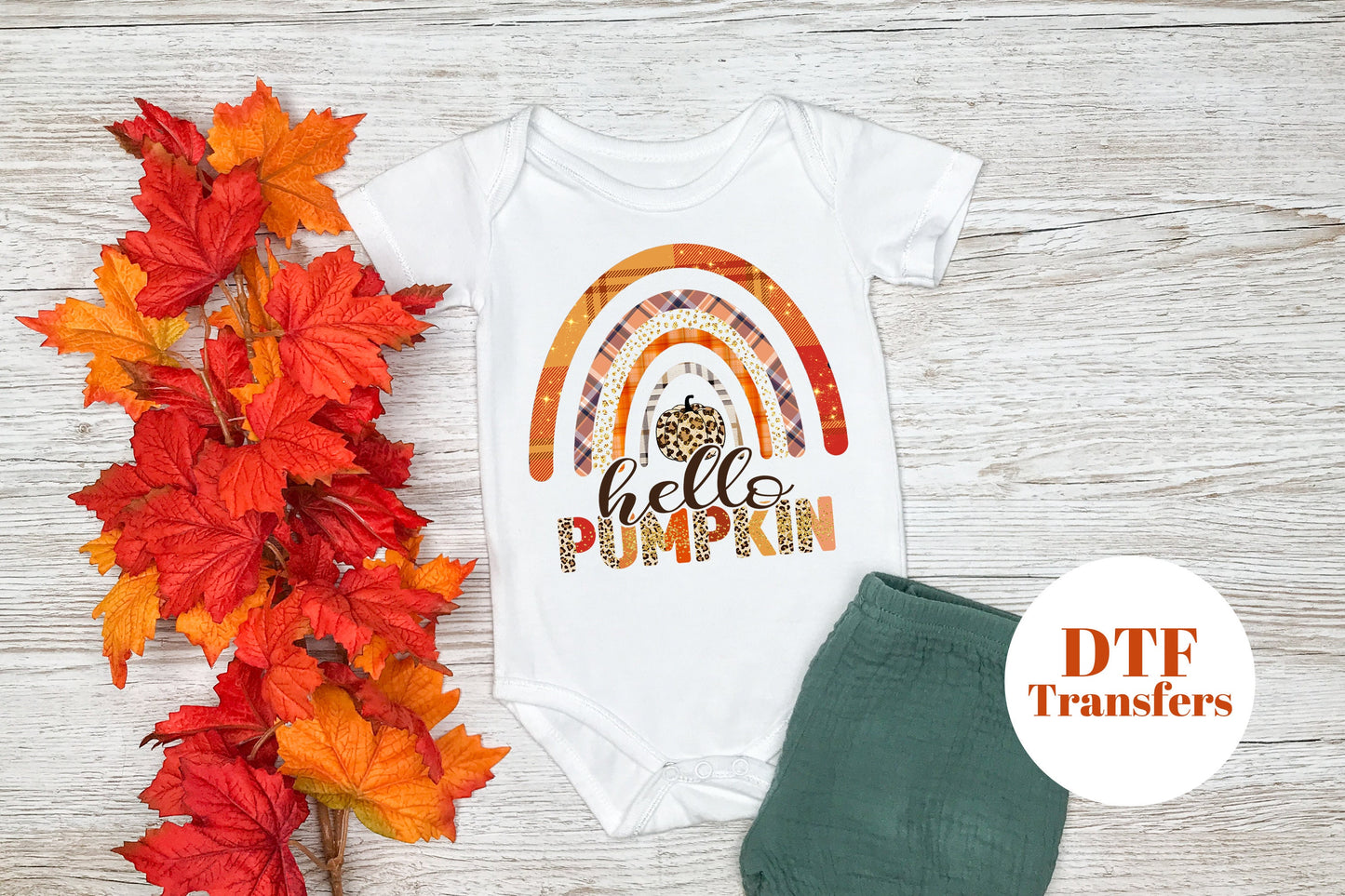 Hello Pumpkin- DTF Full Colour transfers