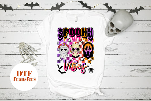 Spooky Vibes- DTF Full Colour transfers