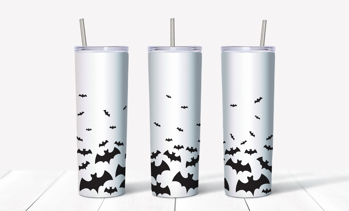 Bats Tumbler 20 oz. Sublimation Tumbler Transfer