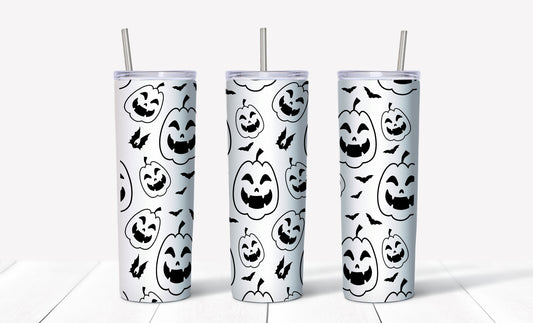 Pumpkins Tumbler Sublimation Tumbler, Ready to Press Sublimation Transfer, 20 oz. Skinny Tumbler