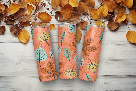 Autumn Leaves #2 20 oz. Sublimation Tumbler Transfer