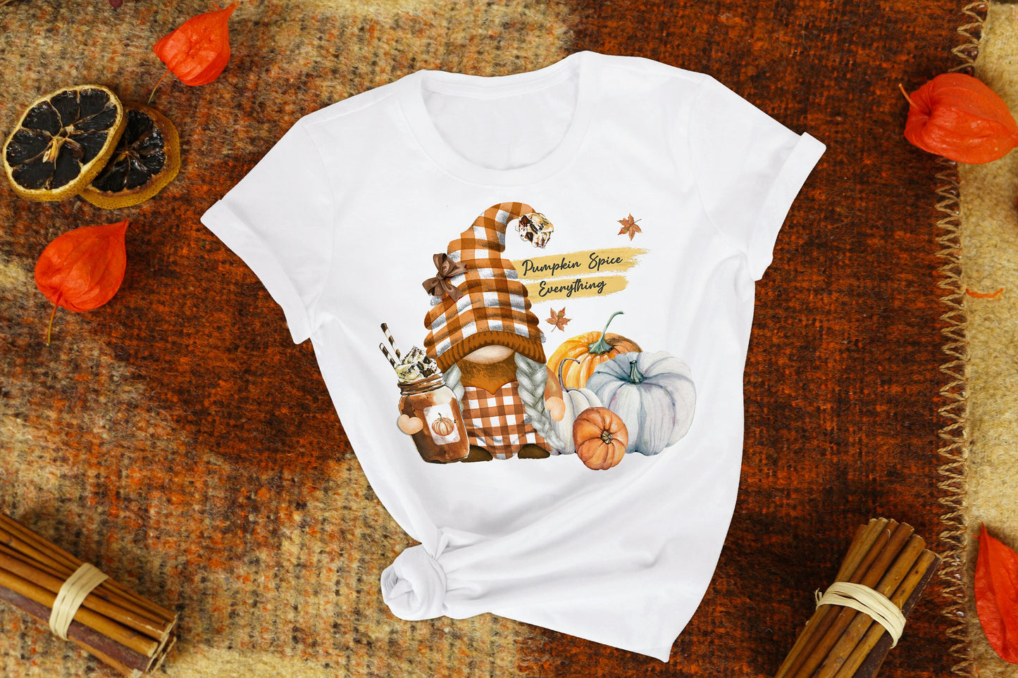 Pumpkin Spice Gnome Sublimation Transfer