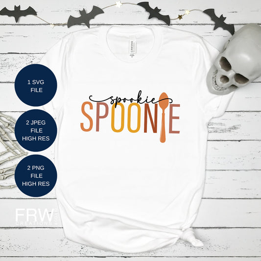 Spookie Spoonie Digital File Instant Download png, dtf, dtg