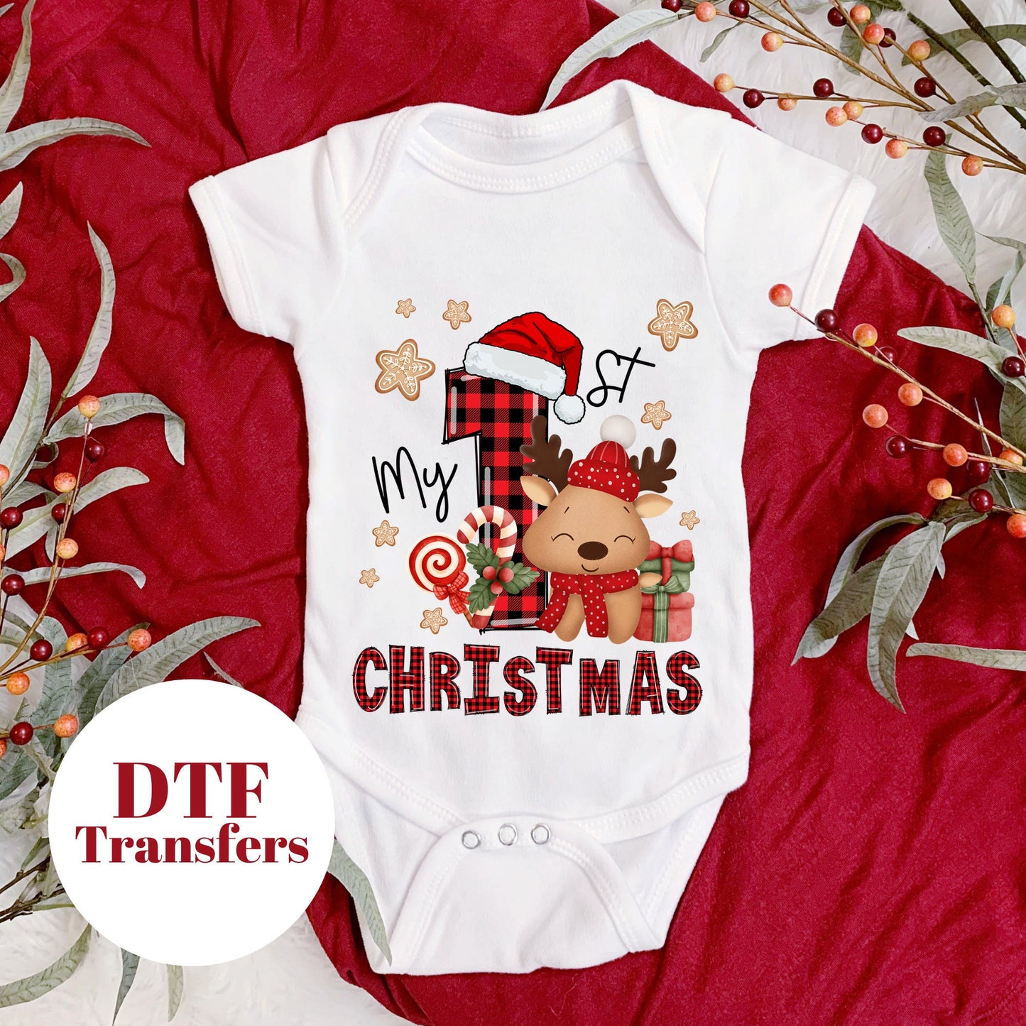 My First Christmas - DTF Full Colour transfers