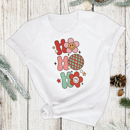 Retro Ho Ho Ho Sublimation Sheet Transfer -Ready to Press