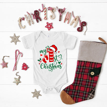 My First Christmas with Hat Sublimation Sheet Transfer -Ready to Press