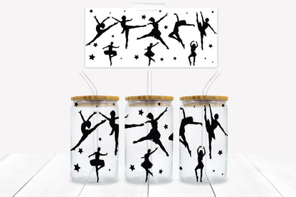 Dance 16 oz. Libbey Tumbler Wrap - Sublimation Wrap- Ready to Press Sublimation