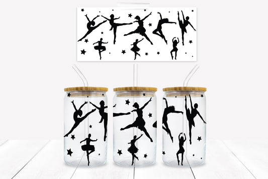 Dance 16 oz. Libbey Tumbler Wrap - Sublimation Wrap- Ready to Press Sublimation