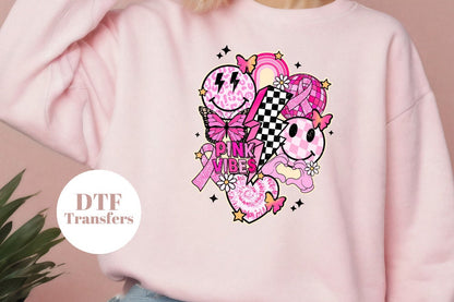 Pink Vibes- DTF Full Colour transfers