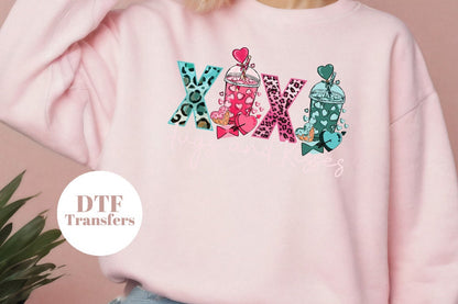 XOXO - DTF Full Colour transfers