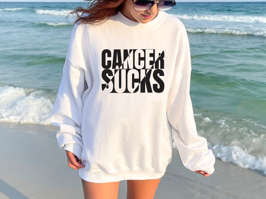 Cancer Sucks Instant Download PNG Sublimation Dtf, Dtg, HTV