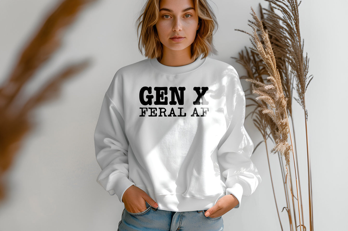 Gen X Feral AF Png Svg Dtf