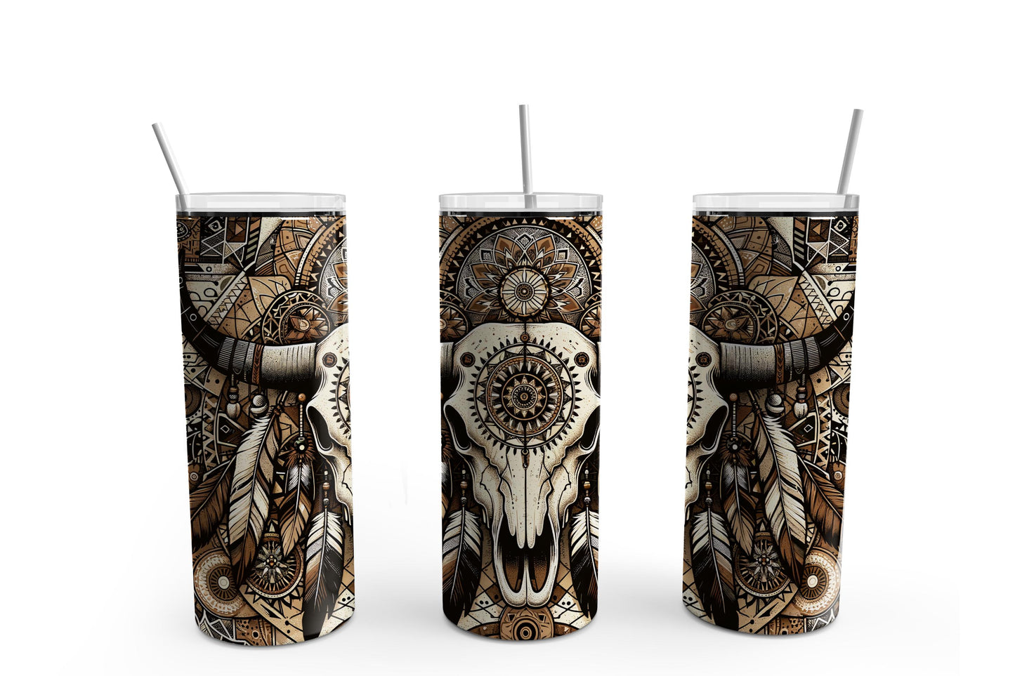 Cow Skull #2 20 oz. Sublimation Tumbler Transfer