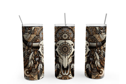 Cow Skull #2 20 oz. Sublimation Tumbler Transfer