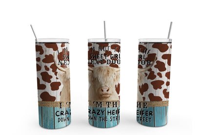 3D Inflated Boy Mama 20 oz Tumbler Sublimation Transfer Wrap