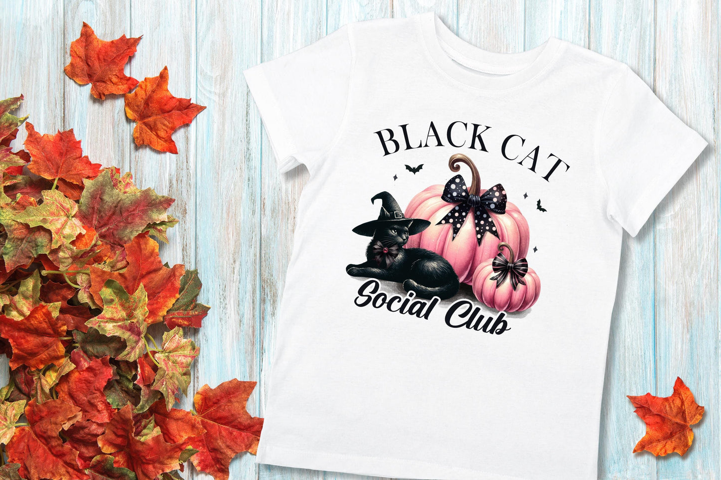 Black Cat Social Club Sublimation Transfer