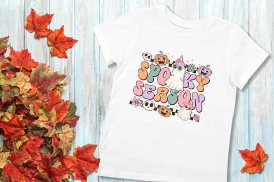 Spooky Season Retro Halloween Fall Sublimation Transfer