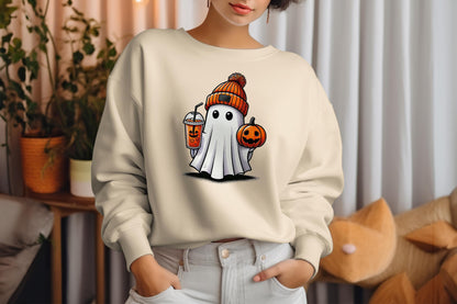 Coffee Ghost Halloween Sublimation Transfer