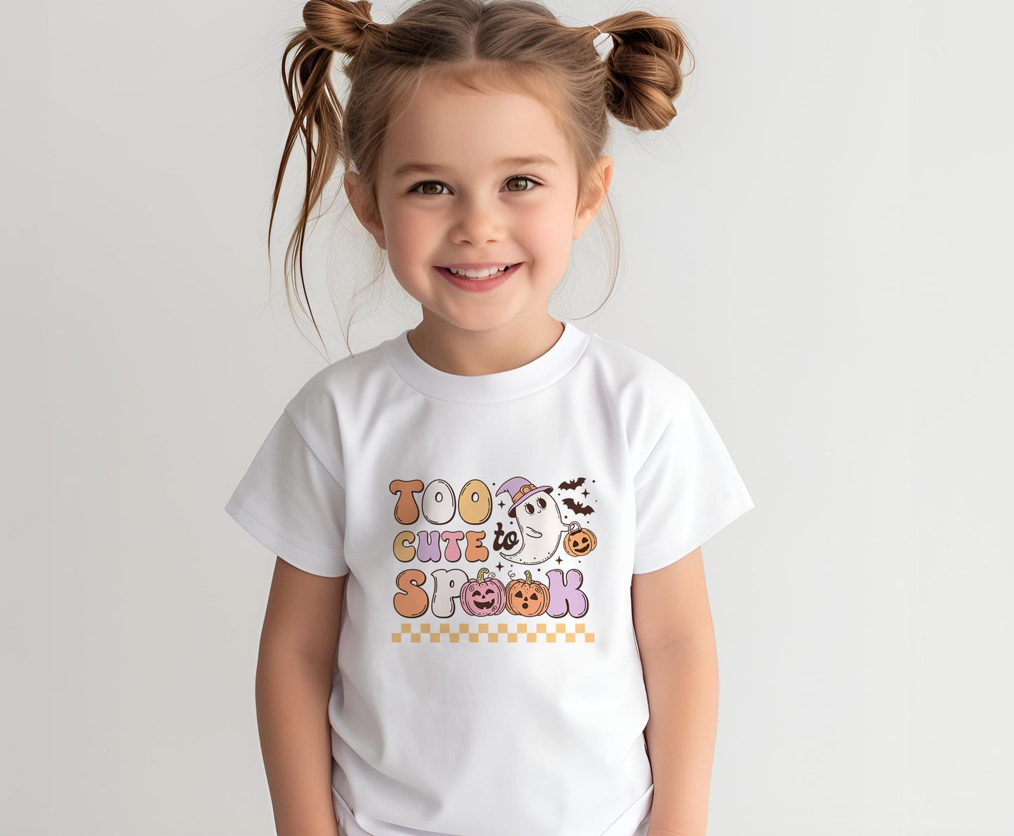 Too Cute To Spook Halloween Fall Sublimation Transfer