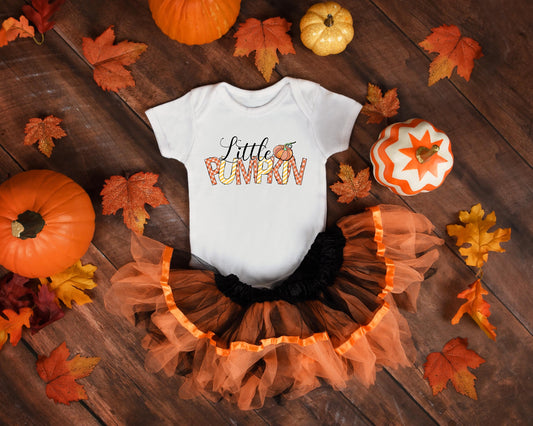 Little Pumpkin Fall Autumn Halloween DTF Full Colour transfers