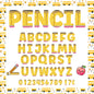 Pencil Doodle Alphabet - A to Z, 0-9, and special Characters PNG files