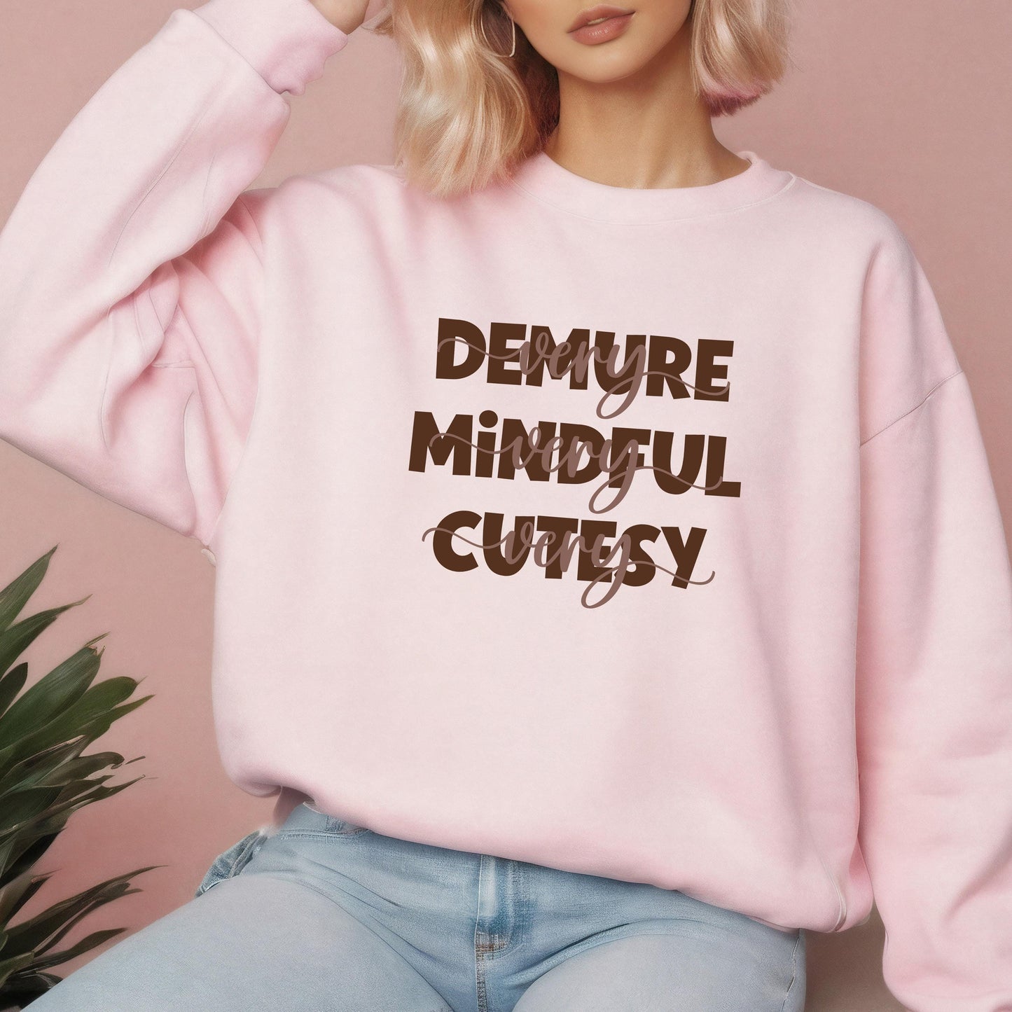 Very Demure Png Very Mindful Jpeg Very Cutesy Digital File for DTF, Dtg, Sublimation Stacked