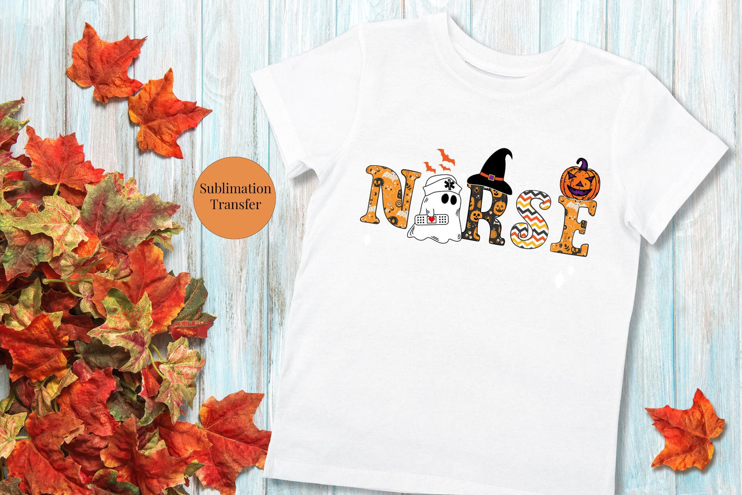 Halloween Nurse Sublimation Transfer