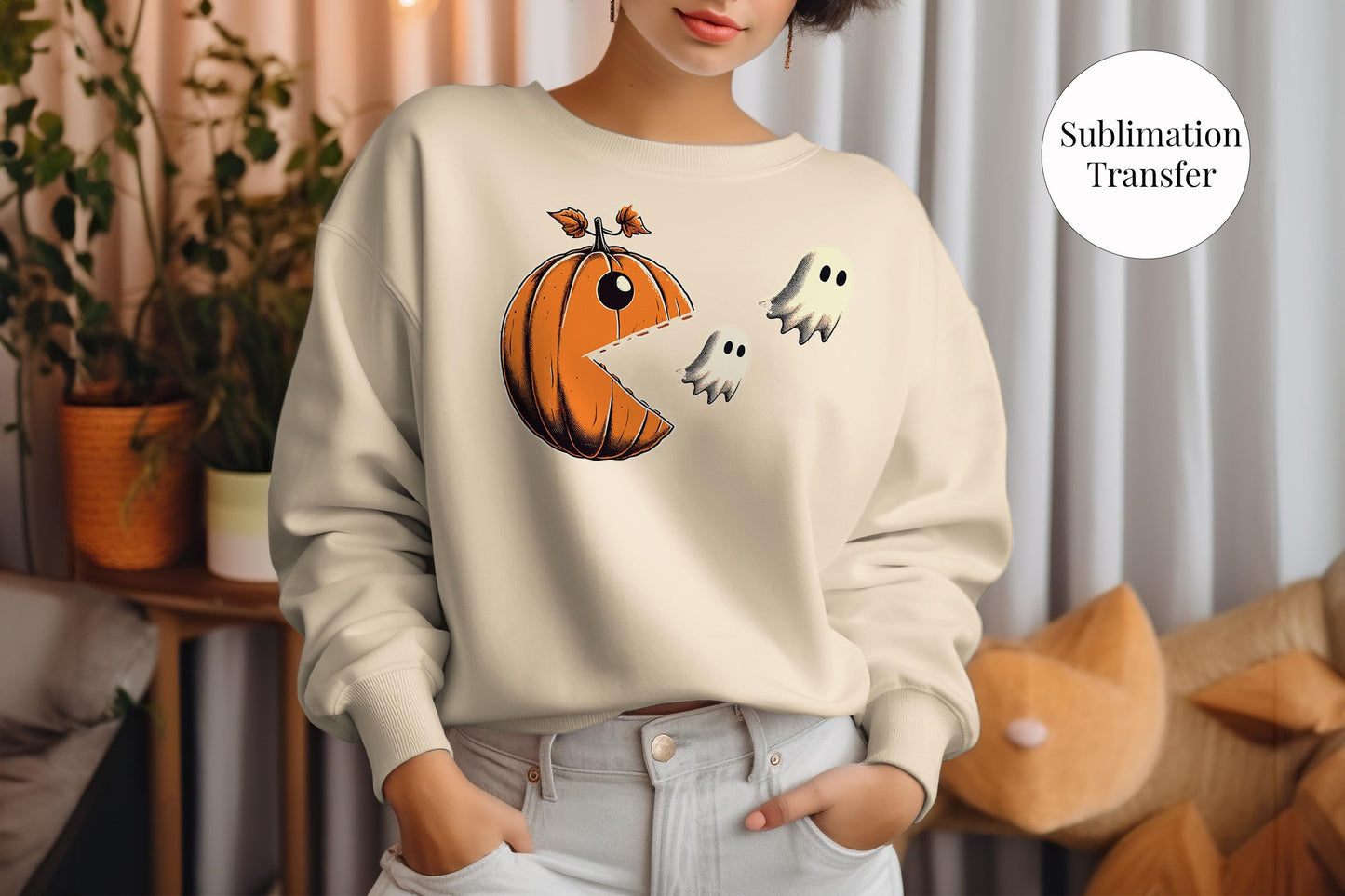 Pac-ween Retro Sublimation Transfer