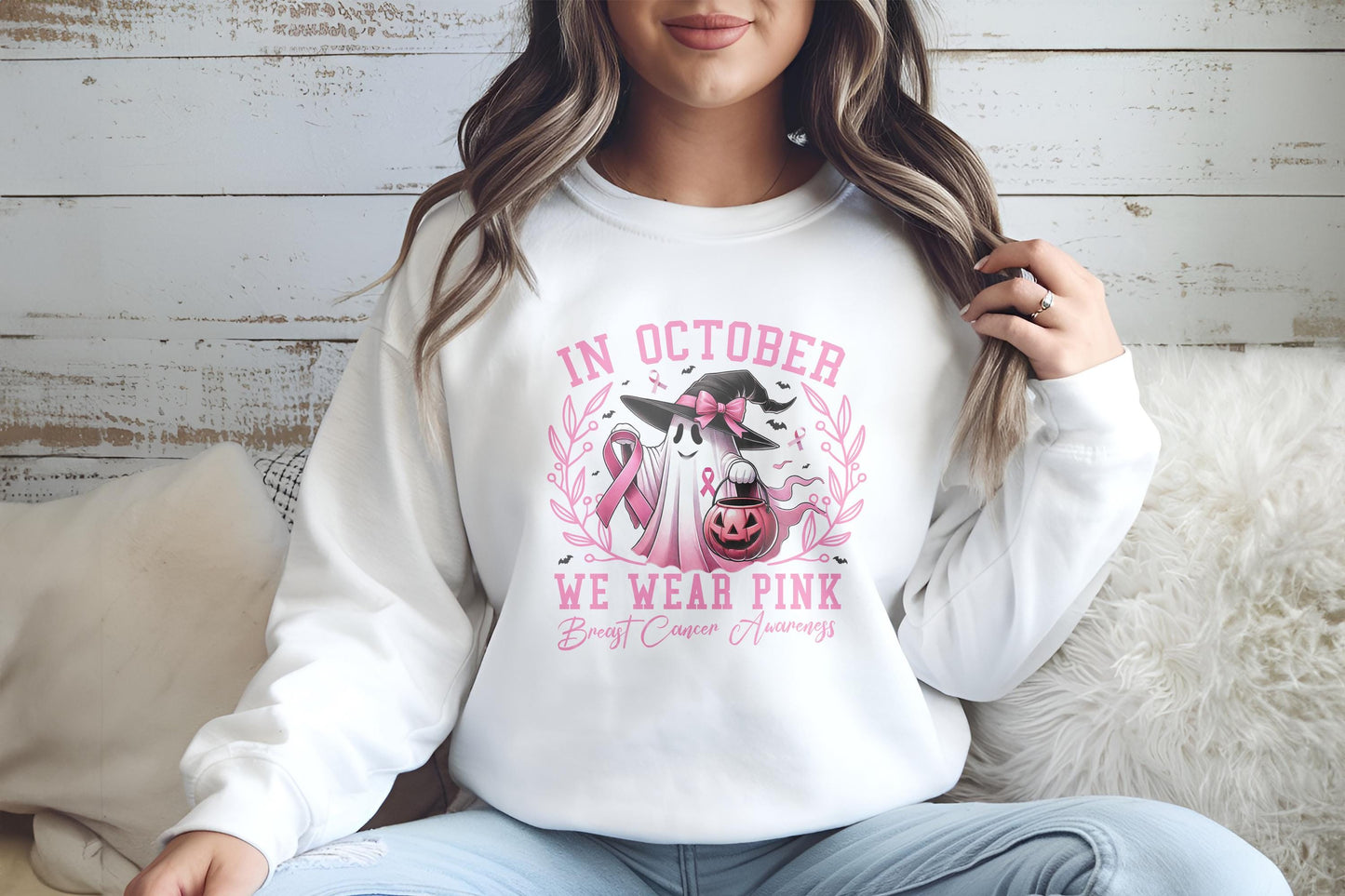 In October We Wear Pink -DTF Full Colour transfers