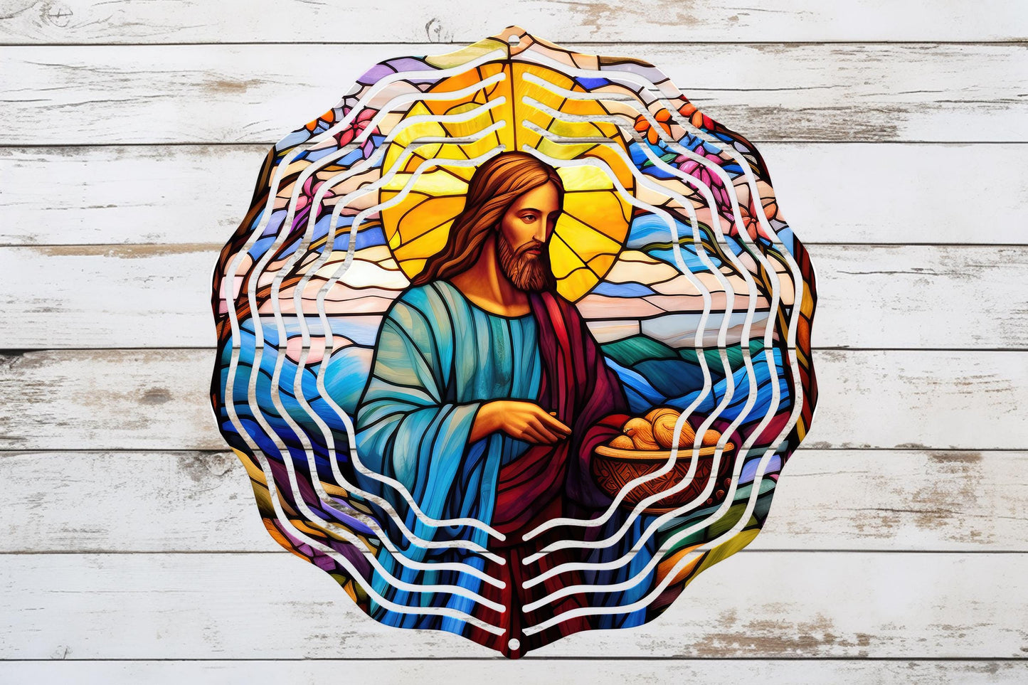 Jesus Wind Spinner 8" Sublimation Transfer